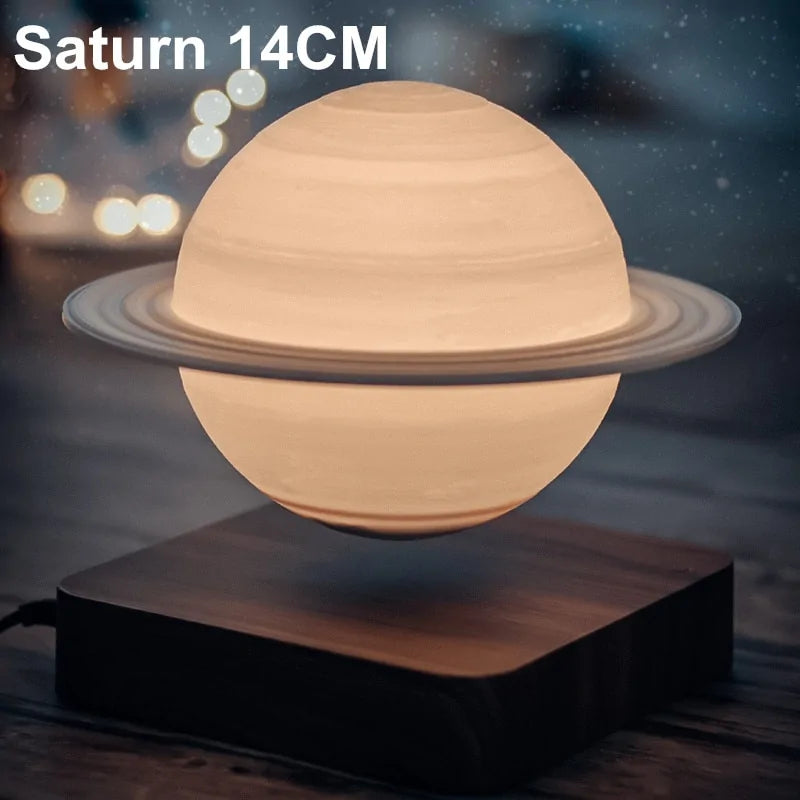 Levitating 3D Planet Lamp