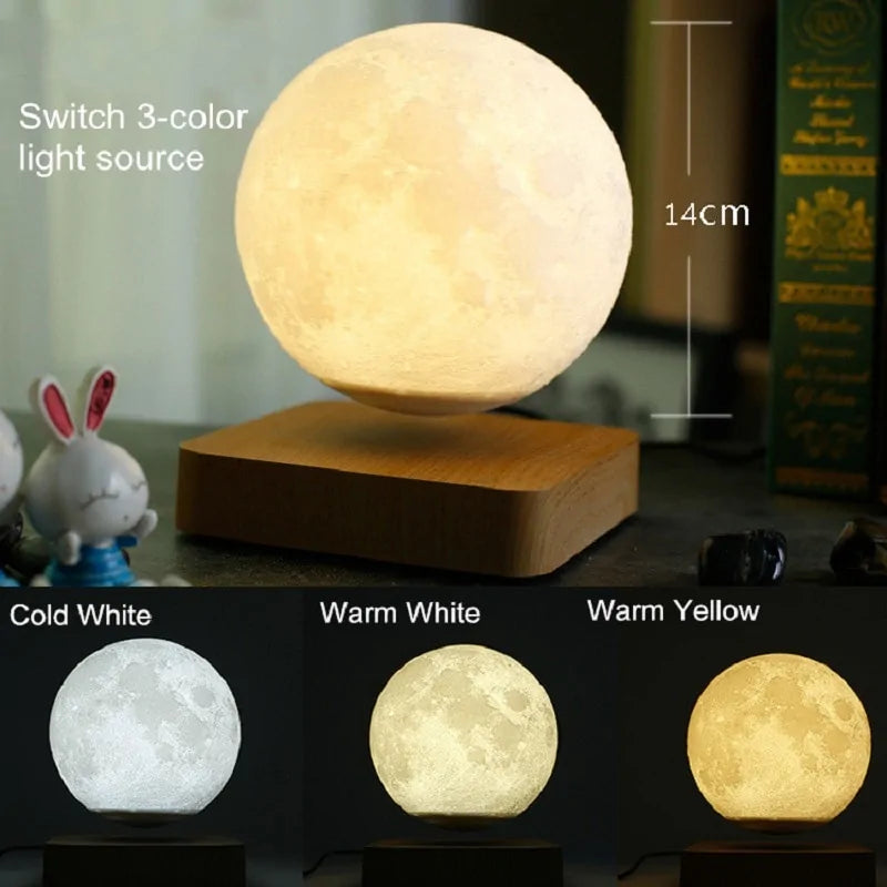 Levitating 3D Planet Lamp