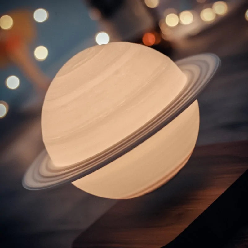 Levitating 3D Planet Lamp