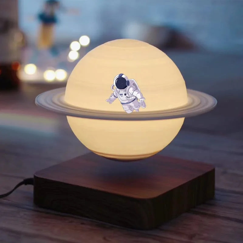 Levitating 3D Planet Lamp