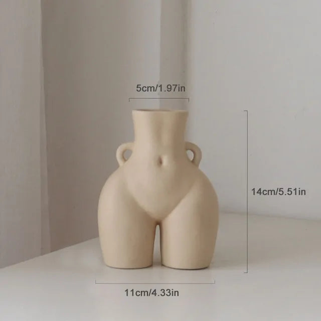 Human Body Ceramics Vases